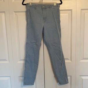 Striped jeans, Size 29, new condition, H&M